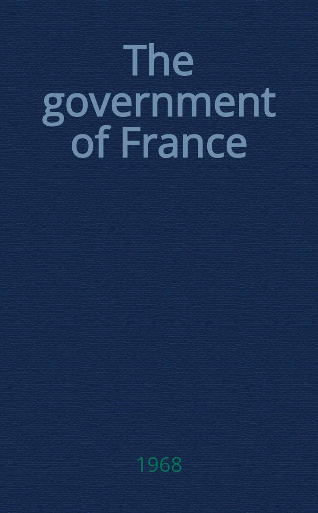 The government of France