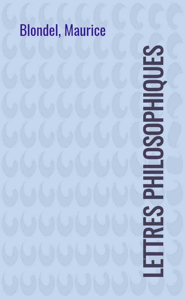 Lettres philosophiques