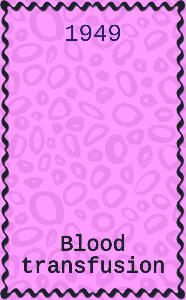 Blood transfusion