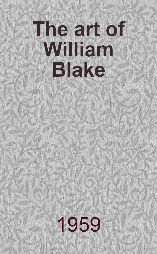 The art of William Blake