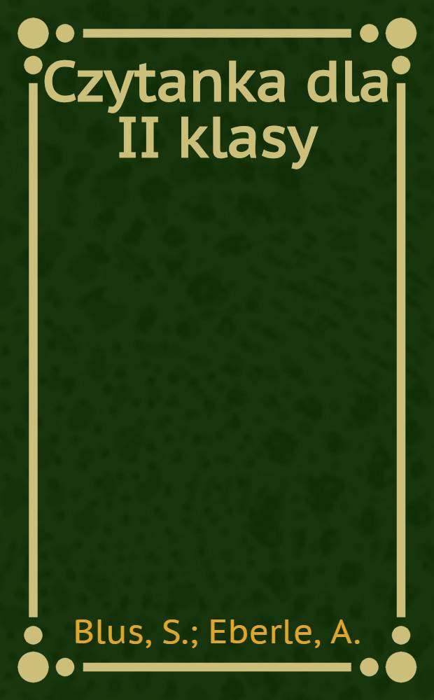 Czytanka dla II klasy