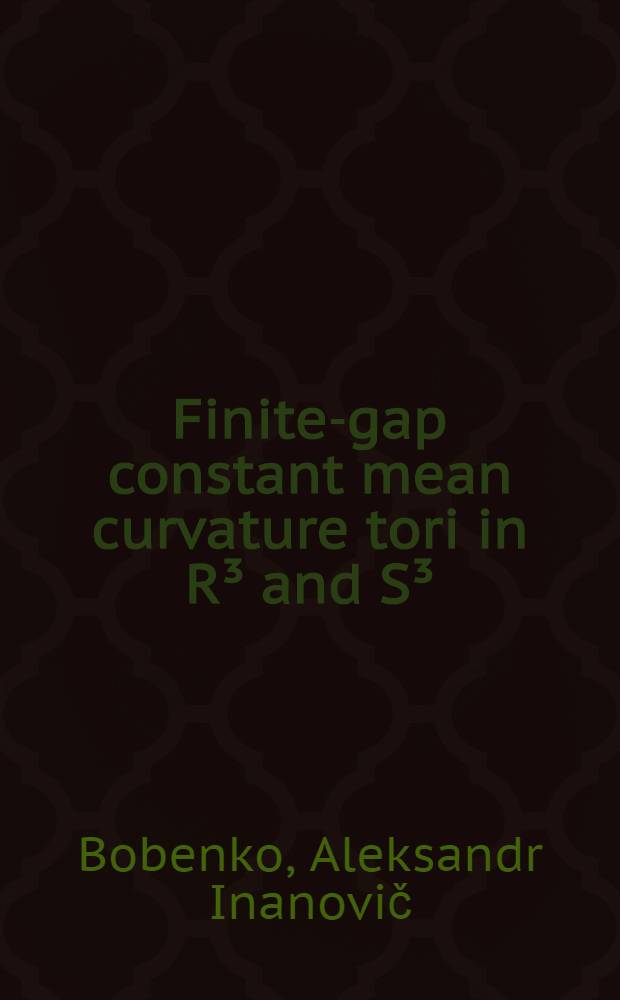 Finite-gap constant mean curvature tori in R³ and S³