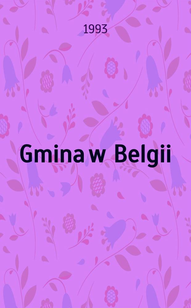 Gmina w Belgii
