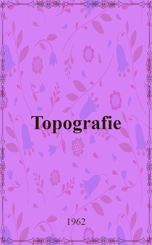 Topografie