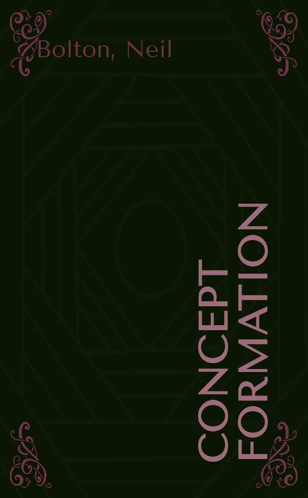 Concept formation