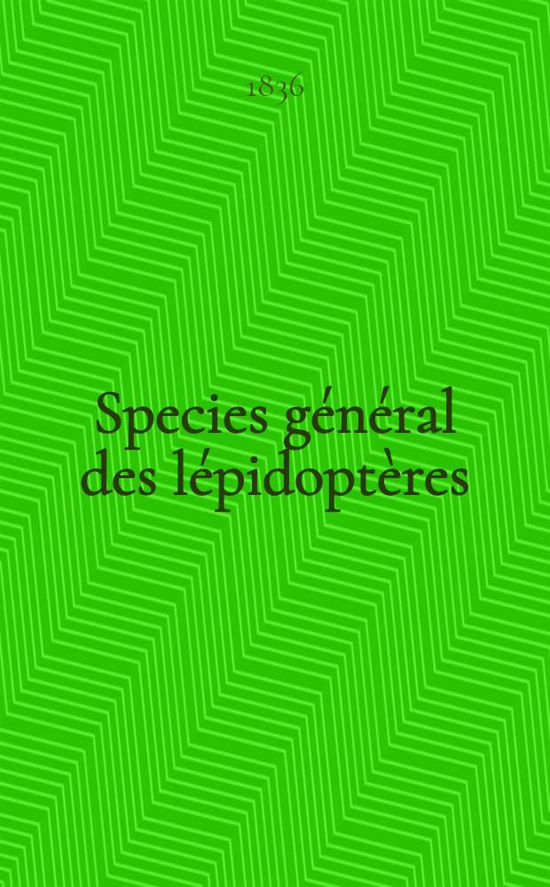 Species général des lépidoptères