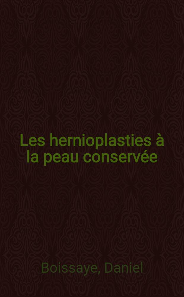 Les hernioplasties à la peau conservée : À propos de 35 cas : Thèse ..
