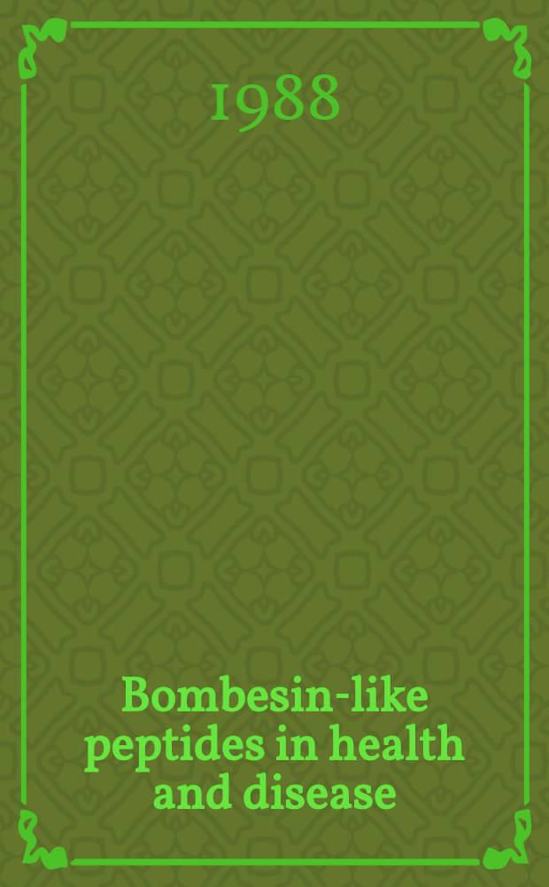 Bombesin-like peptides in health and disease