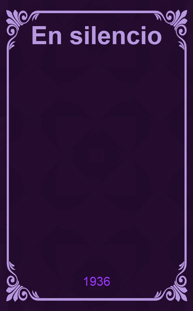 En silencio