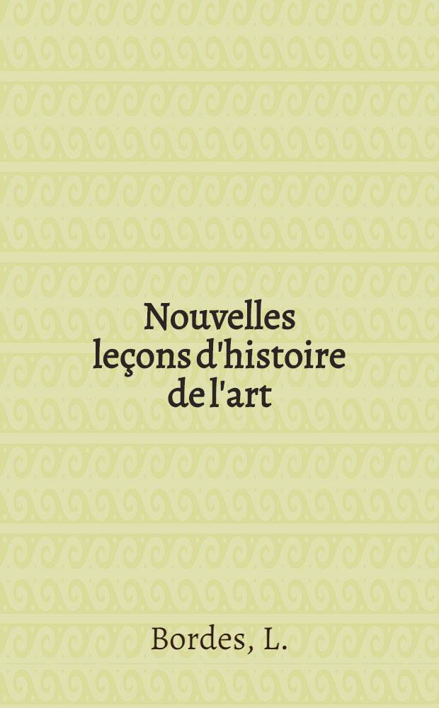 ... Nouvelles leçons d'histoire de l'art