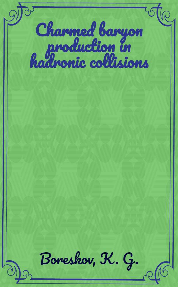 Charmed baryon production in hadronic collisions