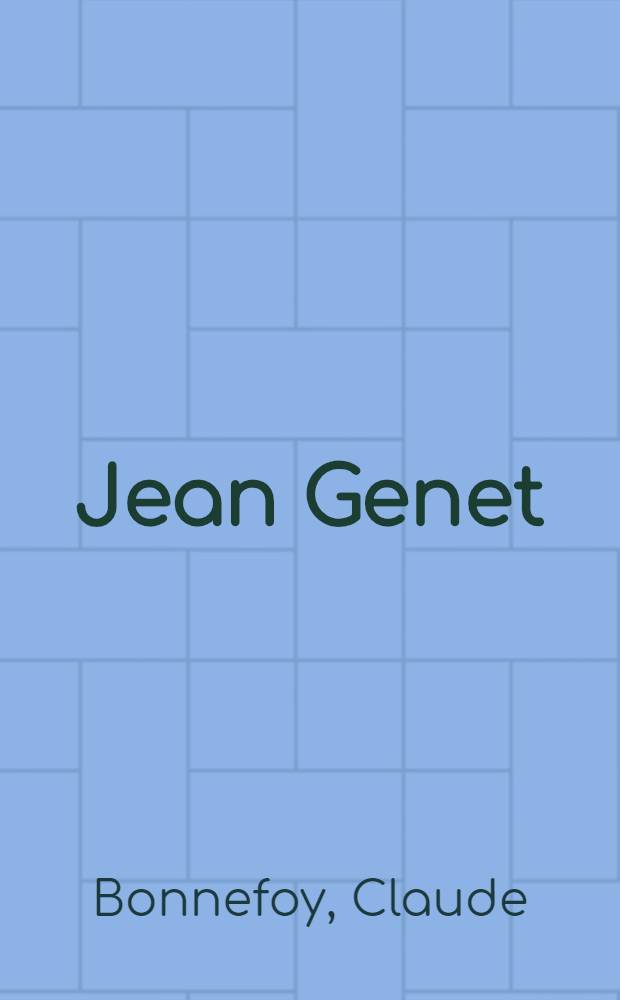 Jean Genet