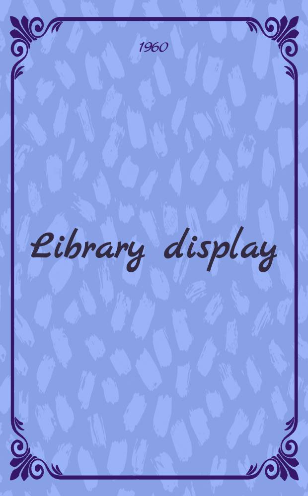 Library display