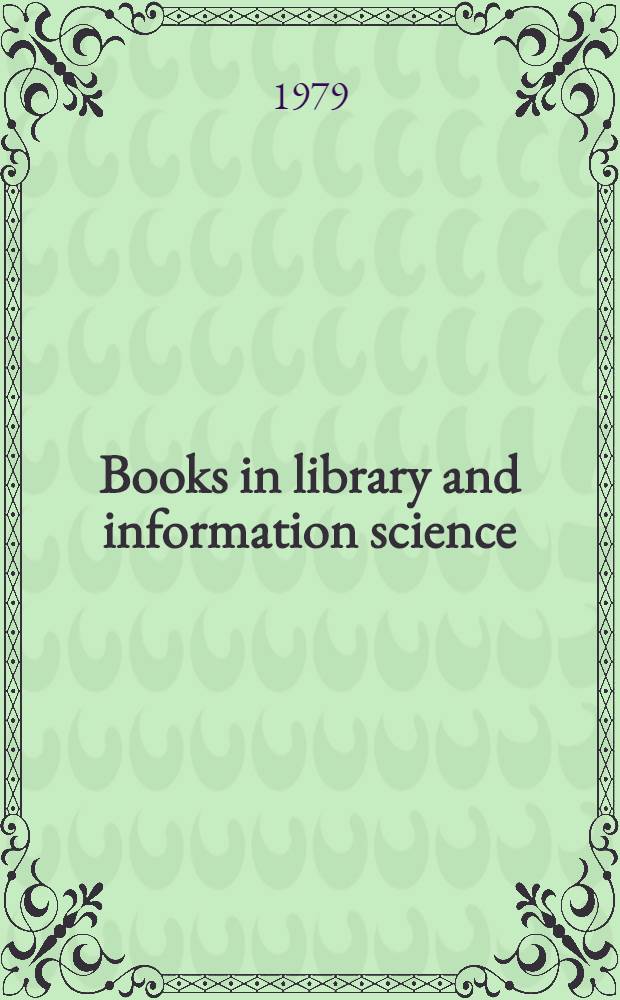 Books in library and information science : A series of monographs and textbooks. Vol. 27 : The structure and governance of library networks
