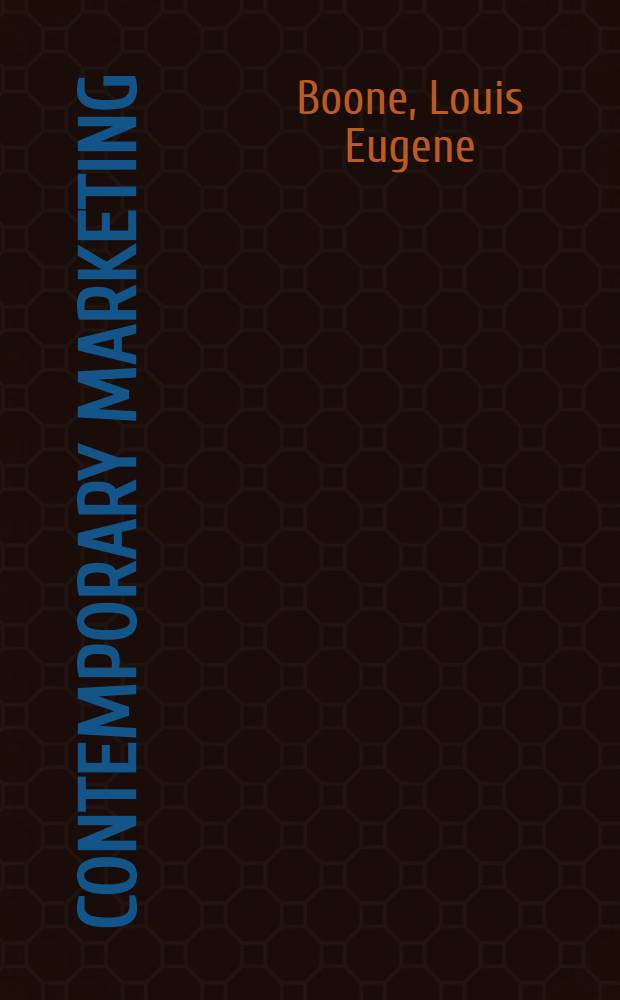 Contemporary marketing