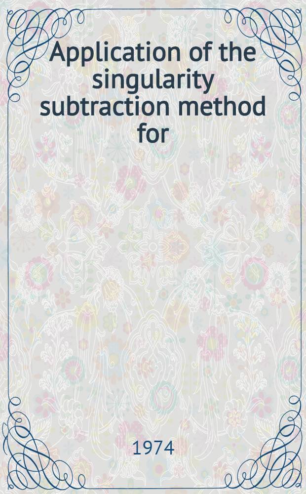 Application of the singularity subtraction method for (d, p) reactions on light nuclei