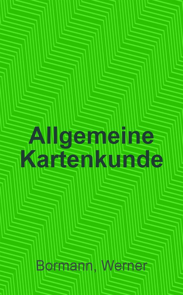 Allgemeine Kartenkunde