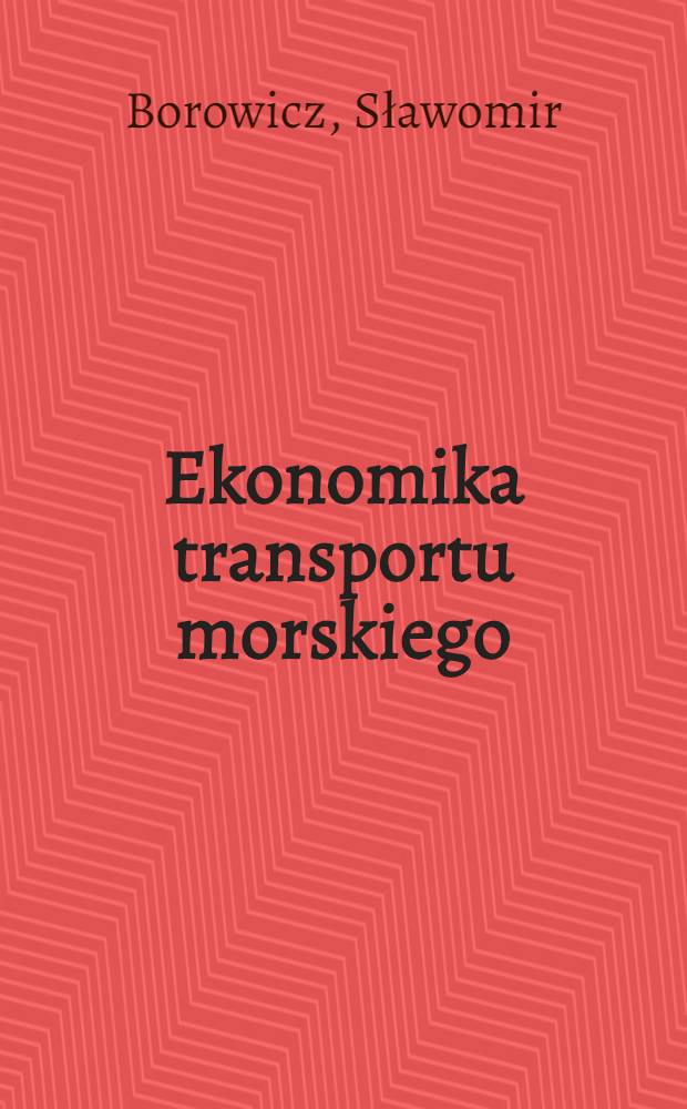 Ekonomika transportu morskiego
