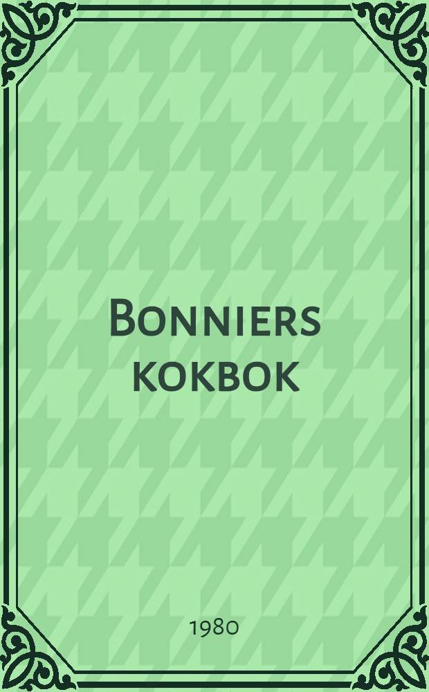 Bonniers kokbok