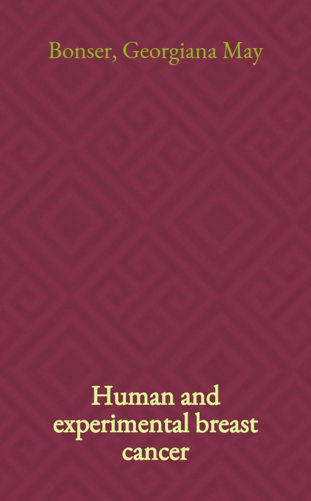 Human and experimental breast cancer