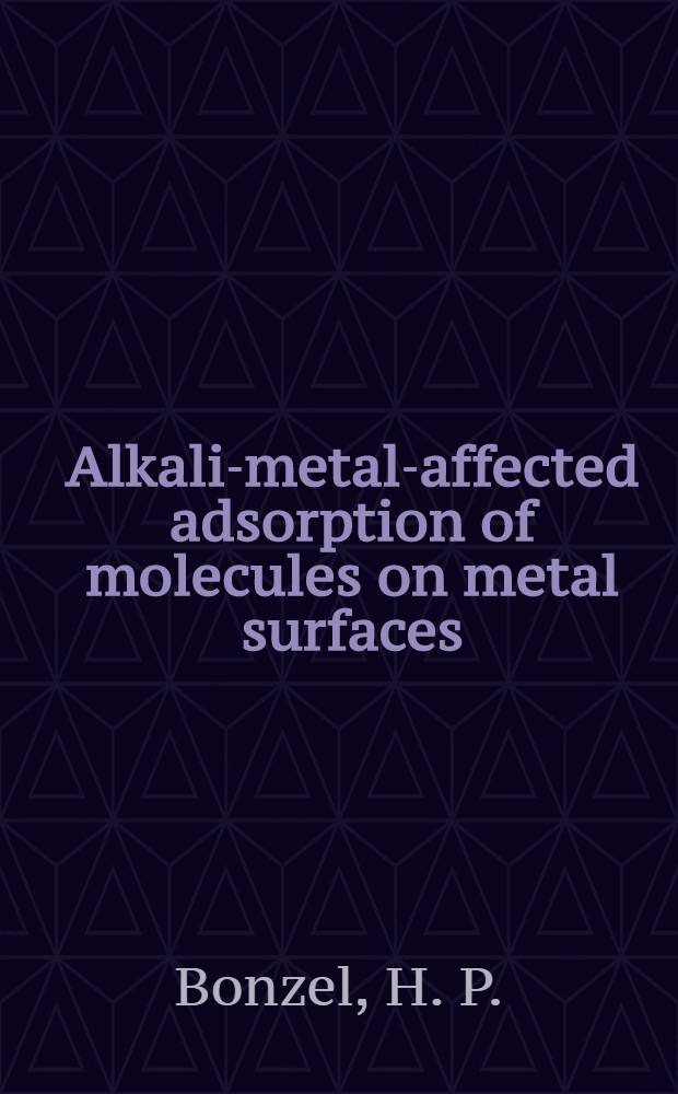 Alkali-metal-affected adsorption of molecules on metal surfaces