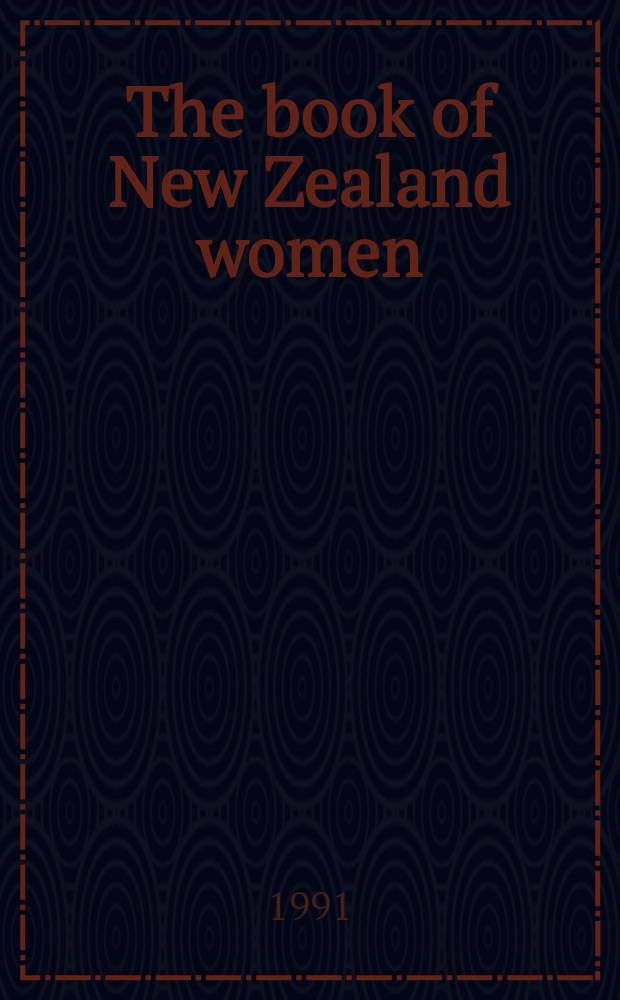 The book of New Zealand women