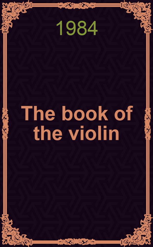 The book of the violin