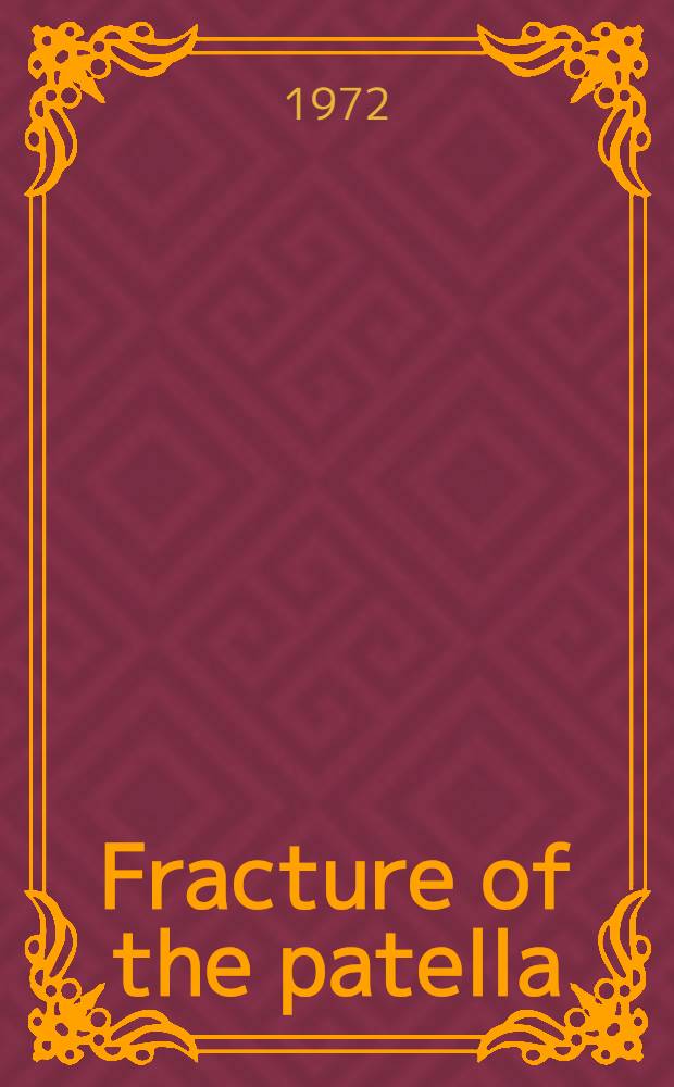 Fracture of the patella : A study of 422 patellar fractures