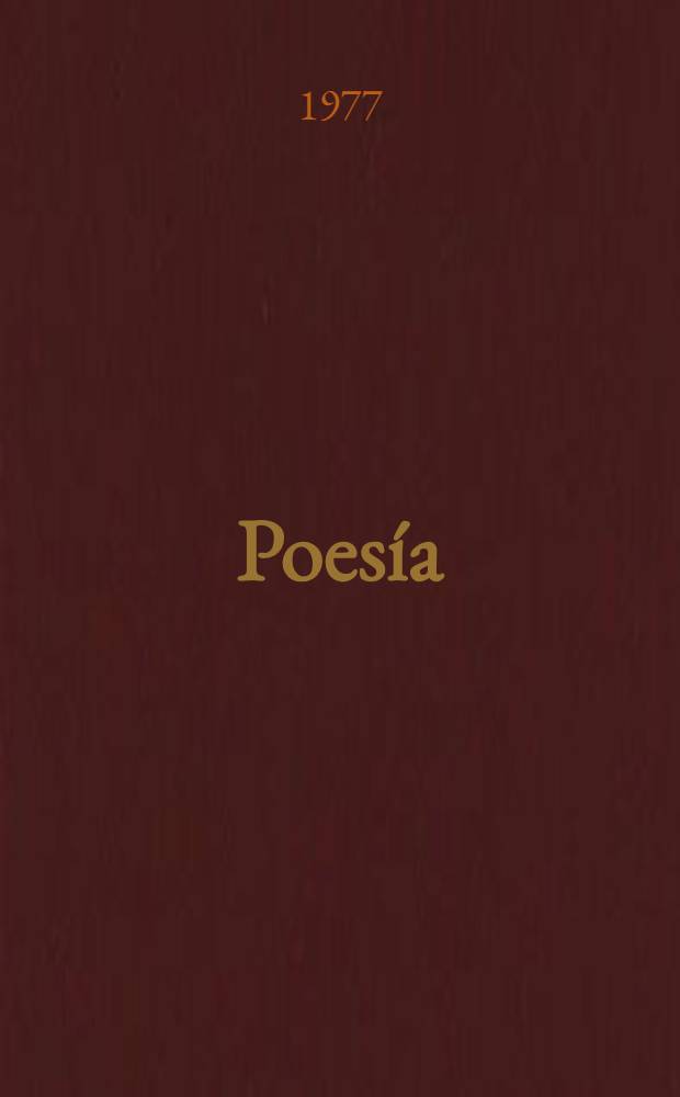 Poesía