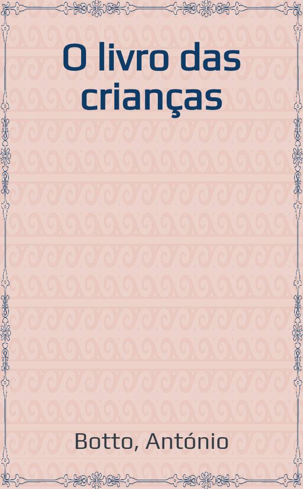 O livro das crianças