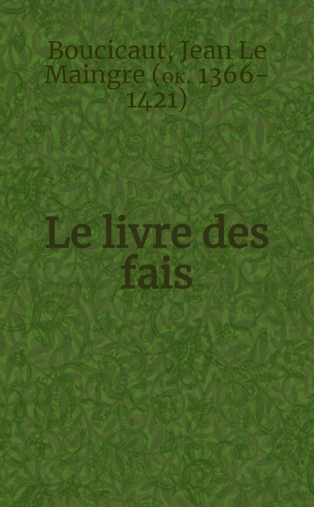 Le livre des fais
