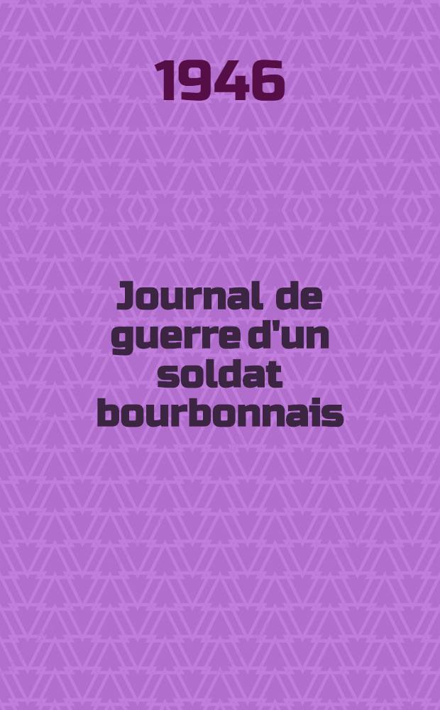 Journal de guerre d'un soldat bourbonnais : Strasbourg 1870