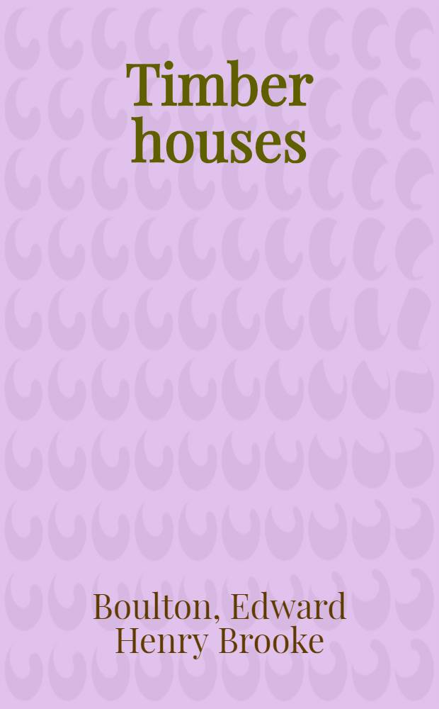Timber houses