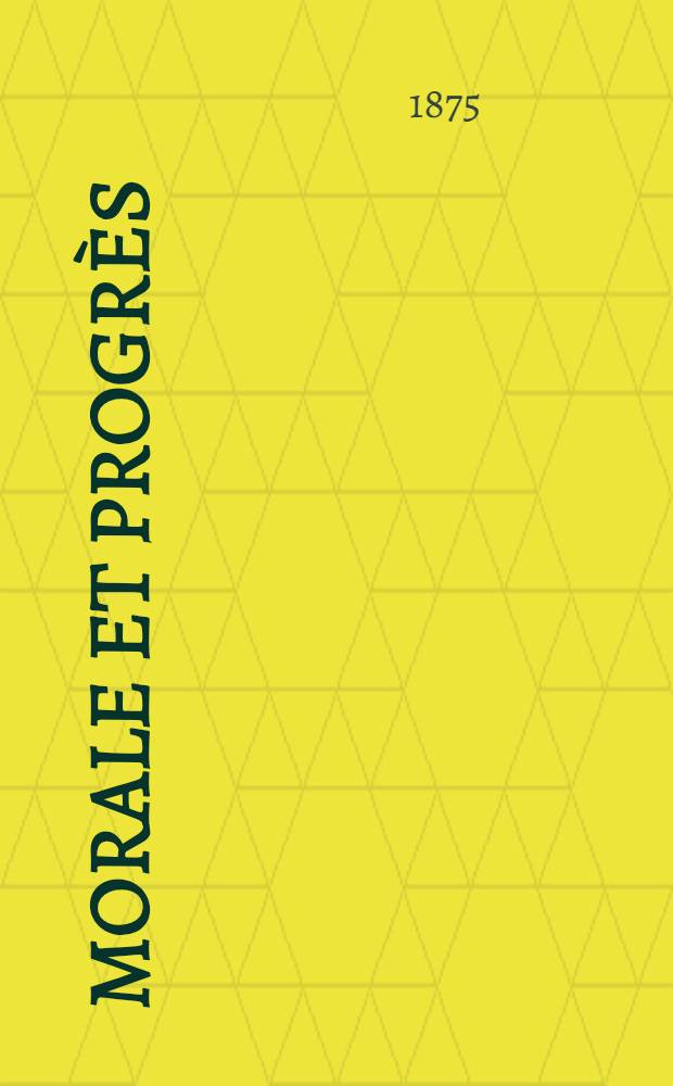 Morale et progrès