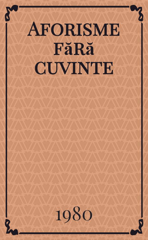 Aforisme fără cuvinte : Album