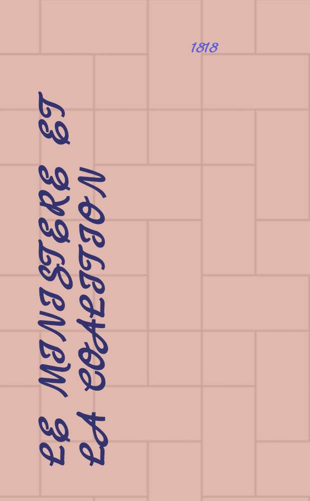 Le ministere et la coalition