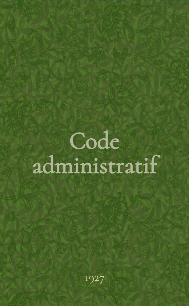 Code administratif