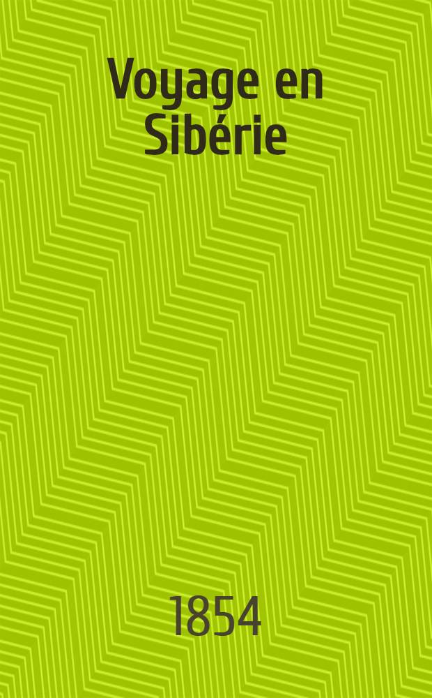 Voyage en Sibérie