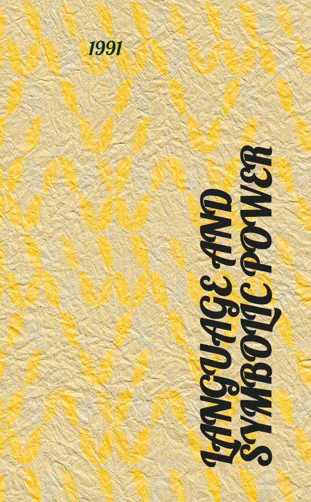 Language and symbolic power