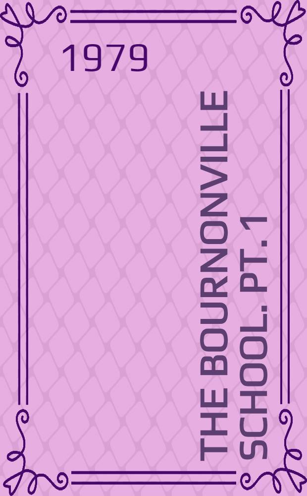 The Bournonville school. Pt. 1 : The daily classes