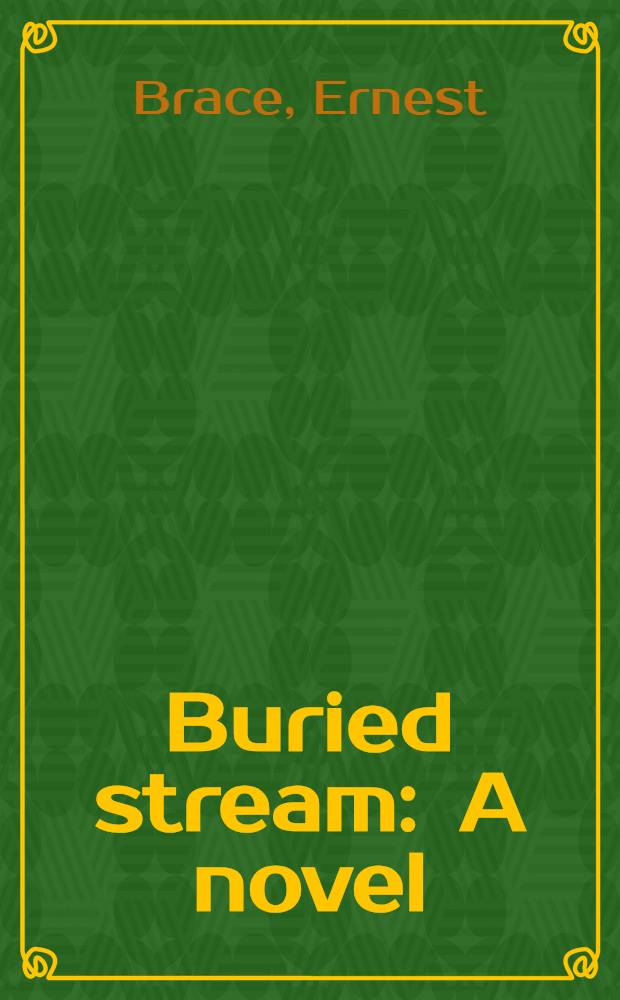 Buried stream : A novel