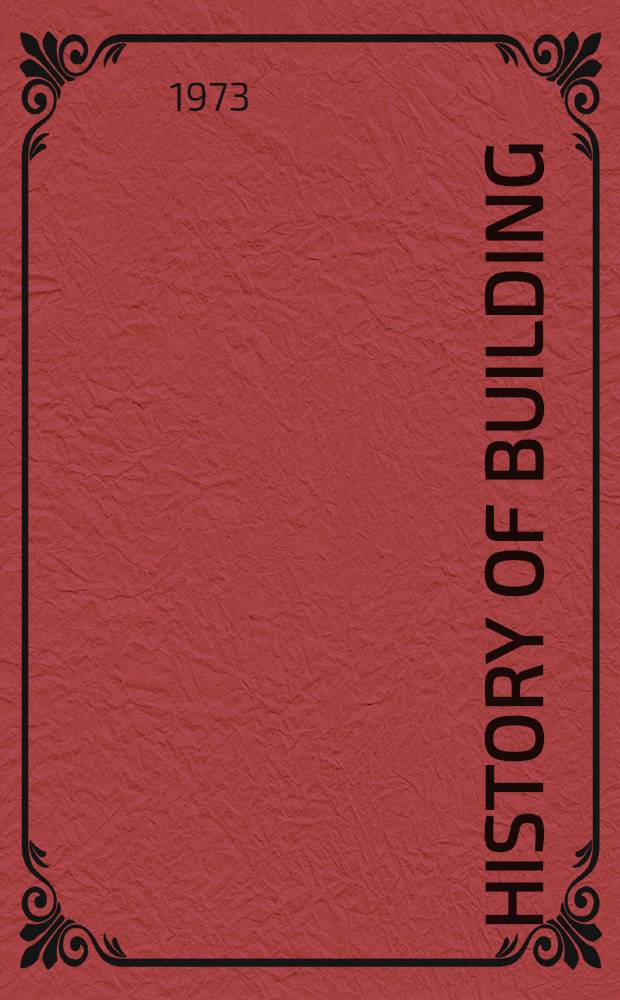 History of building