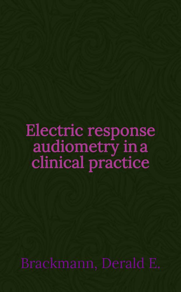 Electric response audiometry in a clinical practice