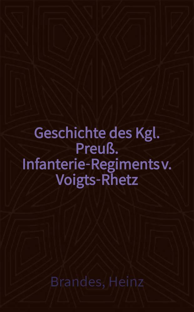 Geschichte des Kgl. Preuß. Infanterie-Regiments v. Voigts-Rhetz (3. Hannov.). Nr. 79 im Weltkrieg 1914-1918