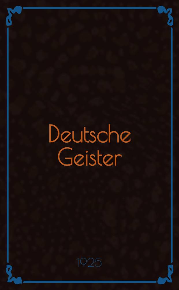 Deutsche Geister
