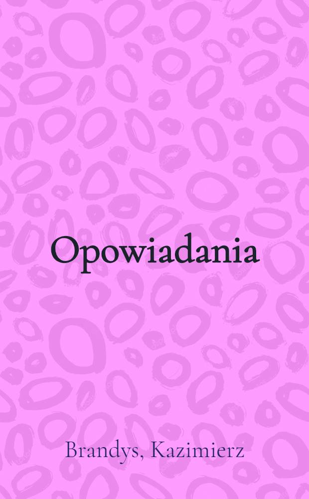 Opowiadania