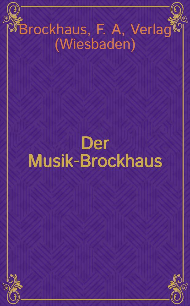 Der Musik-Brockhaus