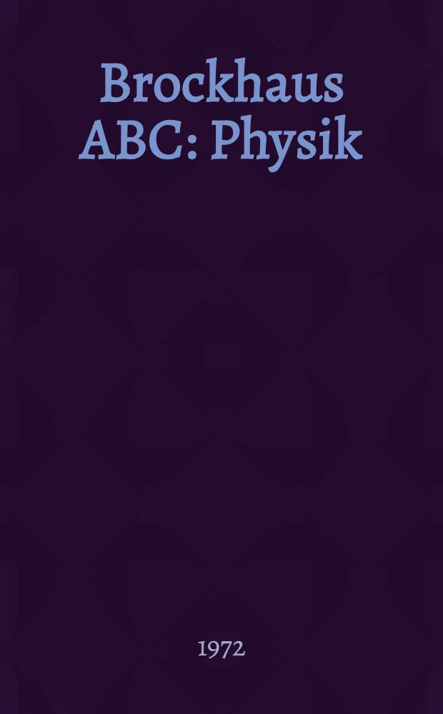 Brockhaus ABC : Physik