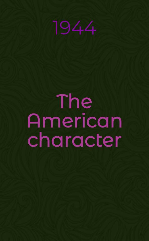 The American character