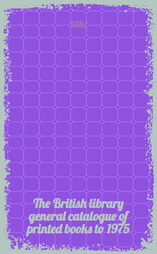 The British library general catalogue of printed books to 1975 : France